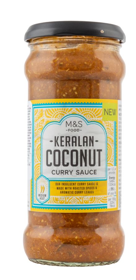 MARKS & SPENCER Sos curry kokosowe Keralan (średnio ostry)