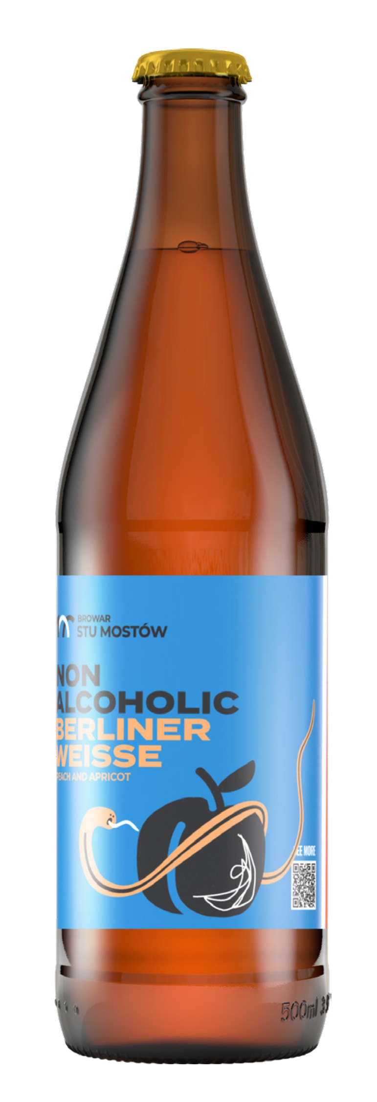 BROWAR STU MOSTÓW Peach and Apricot Piwo bezalkoholowe (butelka bezzwrotna)
