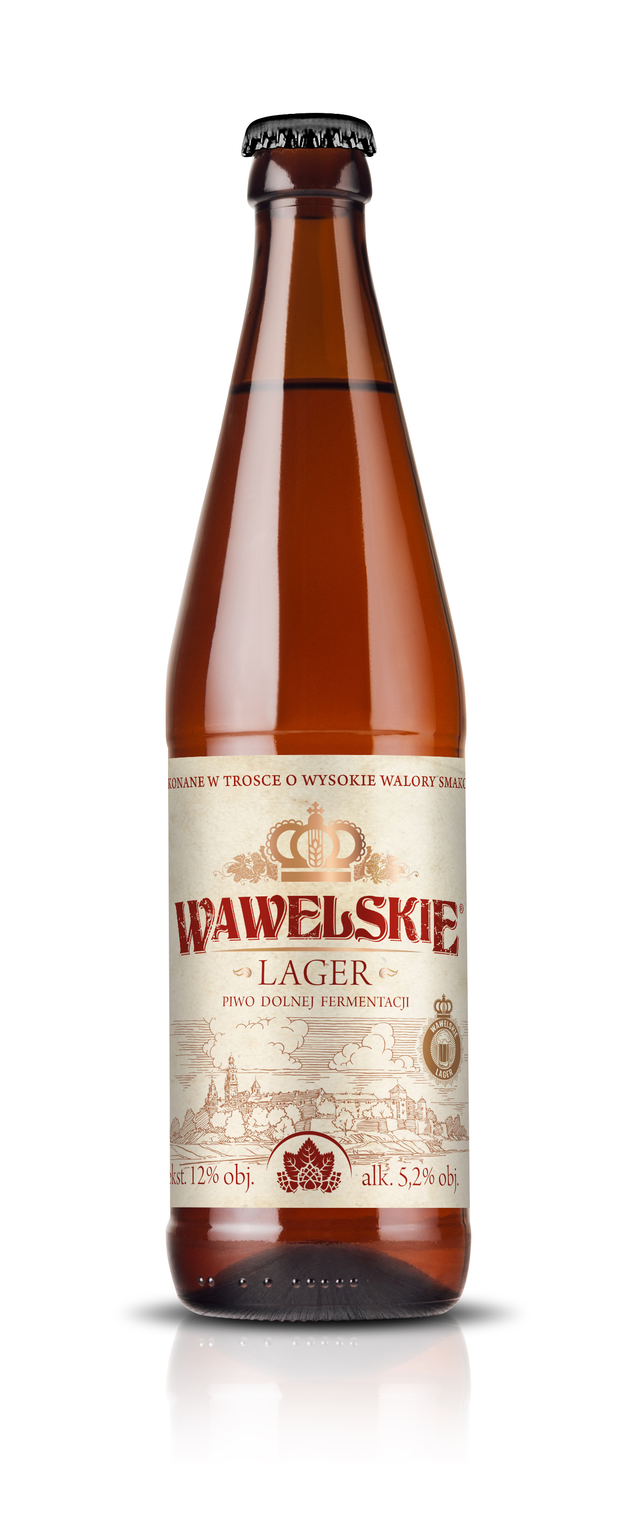WAWELSKIE Lager Piwo (butelka bezzwrotna)