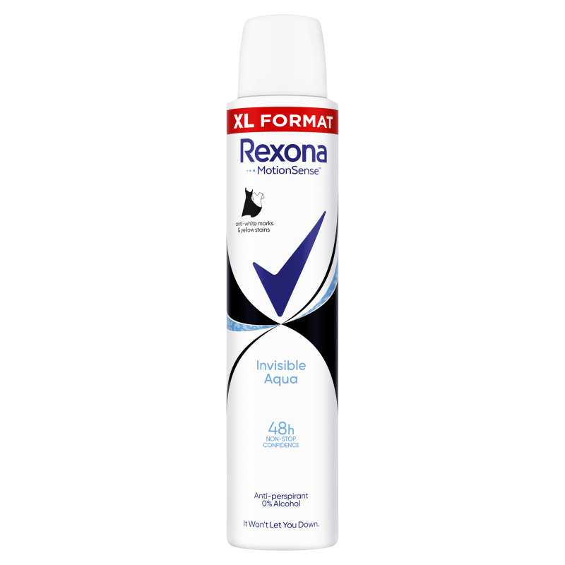 REXONA Antyperspirant w aerozolu Invisible Aqua
