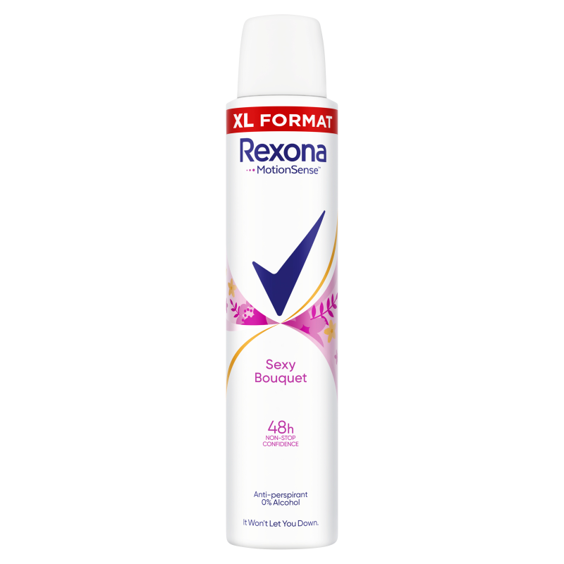 REXONA Antyperspirant w aerozolu dla kobiet Sexy Bouquet
