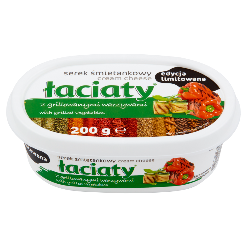 ŁACIATY Serek śmietankowy z grillowanymi warzywami frisco.pl