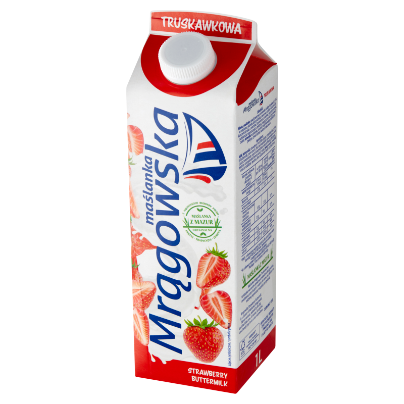 MLEKPOL Maślanka Mrągowska truskawkowa frisco.pl