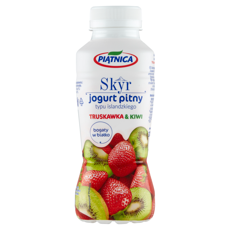 PIĄTNICA Skyr jogurt pitny typu islandzkiego truskawka & kiwi frisco.pl