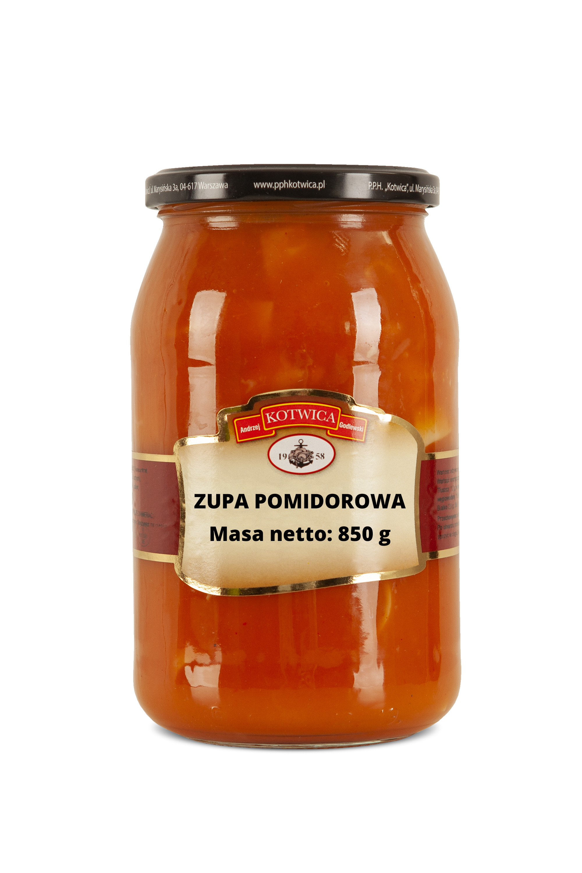 KOTWICA Zupa pomidorowa z makaronem