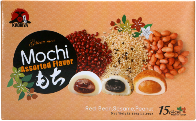 KAORIYA Mochi Assorted (Red Bean Sesame & Peanut)
