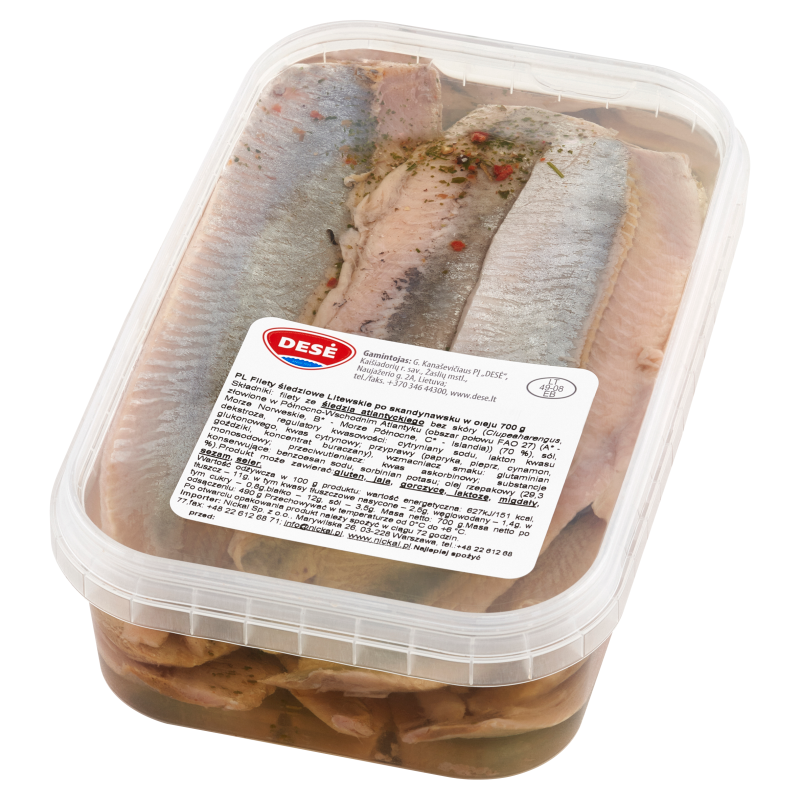 DESE Filety śledziowe w oleju Skandynawskie