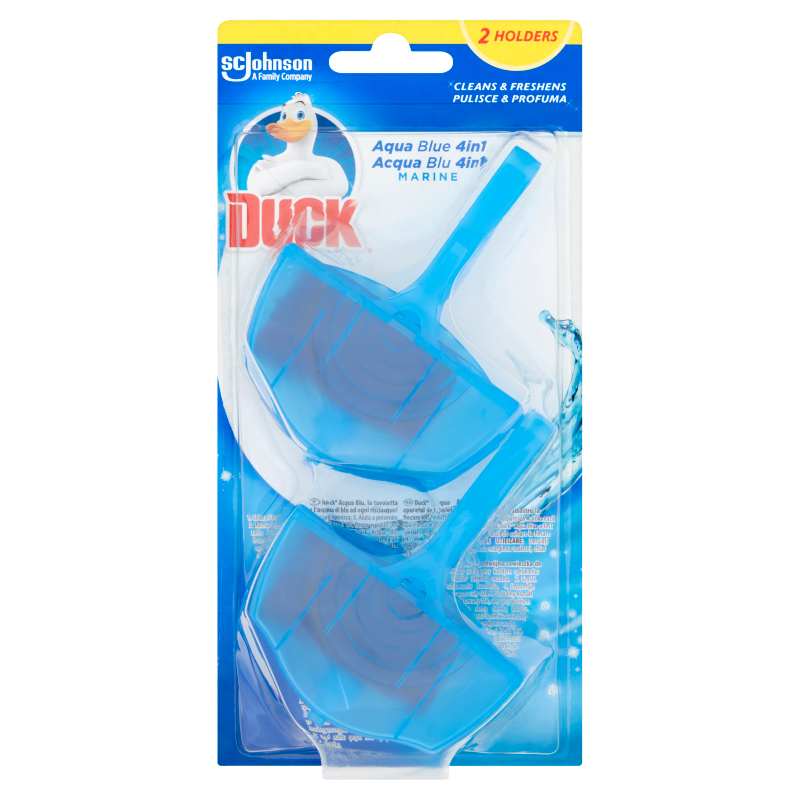 DUCK Aqua Blue 4in1 Zawieszka do WC 2 szt.