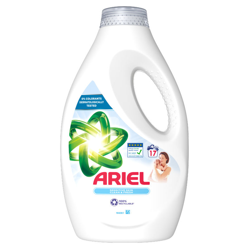 ARIEL Płyn do prania Sensitive Skin Clean & Fresh 17 prań