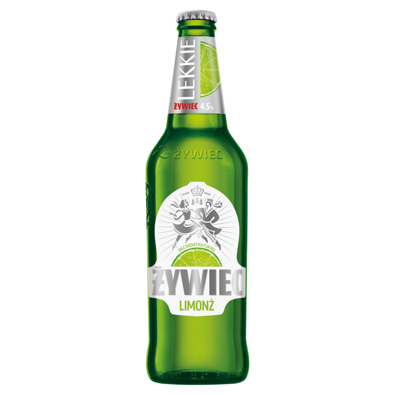 ŻYWIEC Jasne Lekkie LIMONŻ Piwo (cena zawiera 1 zł kaucji za butelkę)