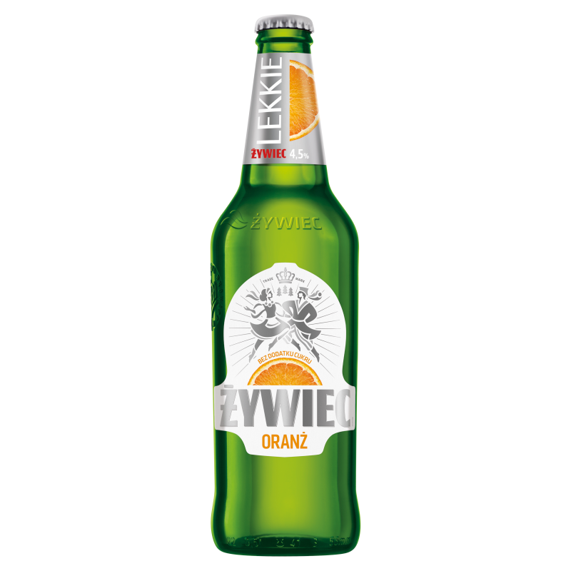 ŻYWIEC Jasne Lekkie ORANŻ Piwo (cena zawiera 1 zł kaucji za butelkę)