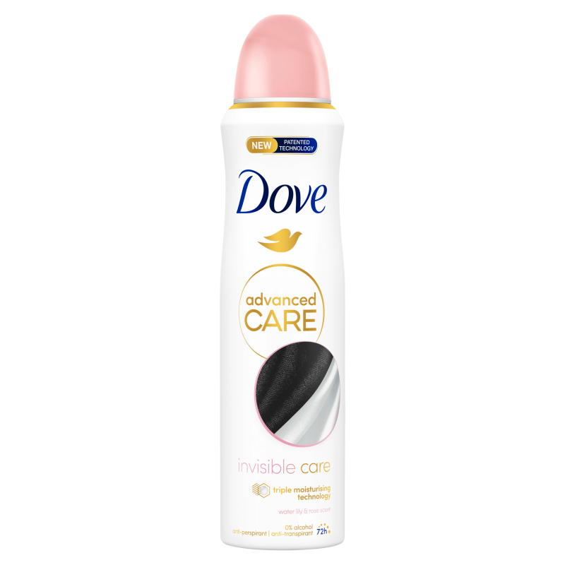 DOVE Advanced Care Antyperspirant w aerozolu Water Lily & Rose Scent frisco.pl