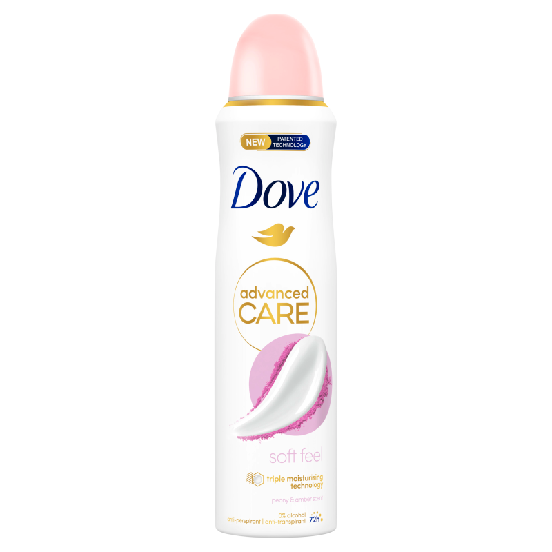 DOVE Advanced Care Antyperspirant w aerozolu Peony & Amber Scent frisco.pl