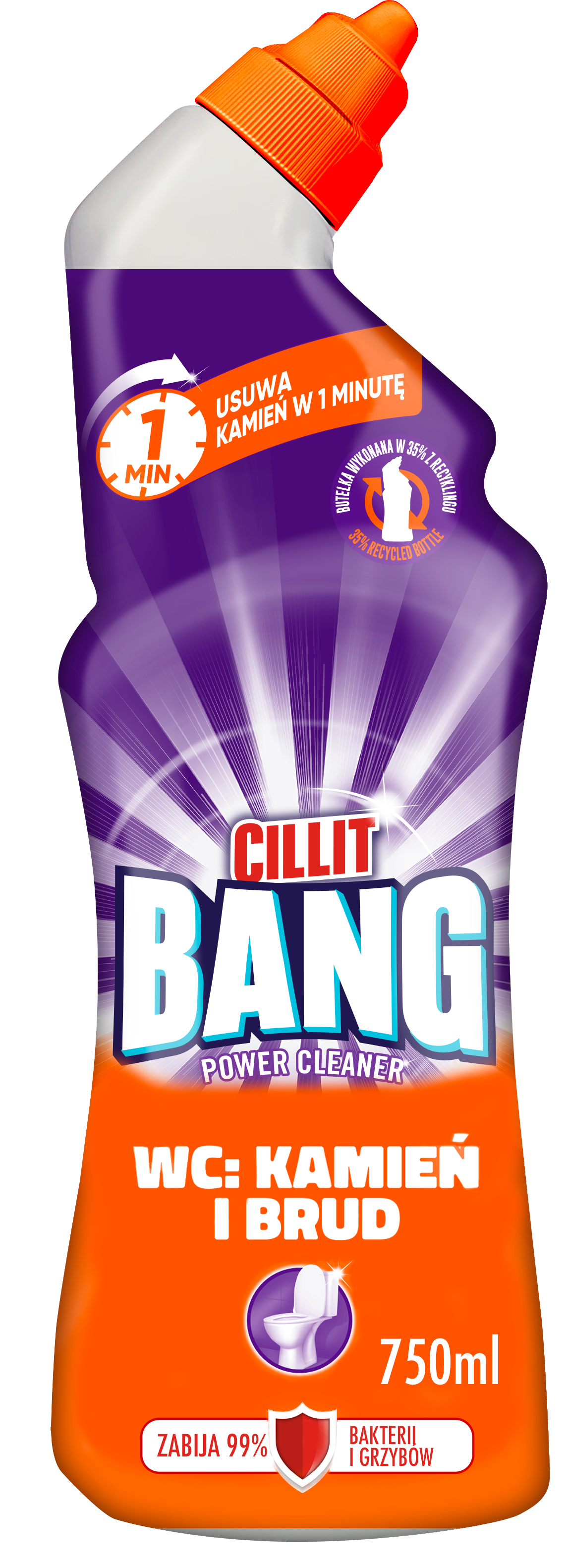 CILLIT BANG Power Cleaner Płyn do toalet Kamień i Brud 750 ml frisco.pl