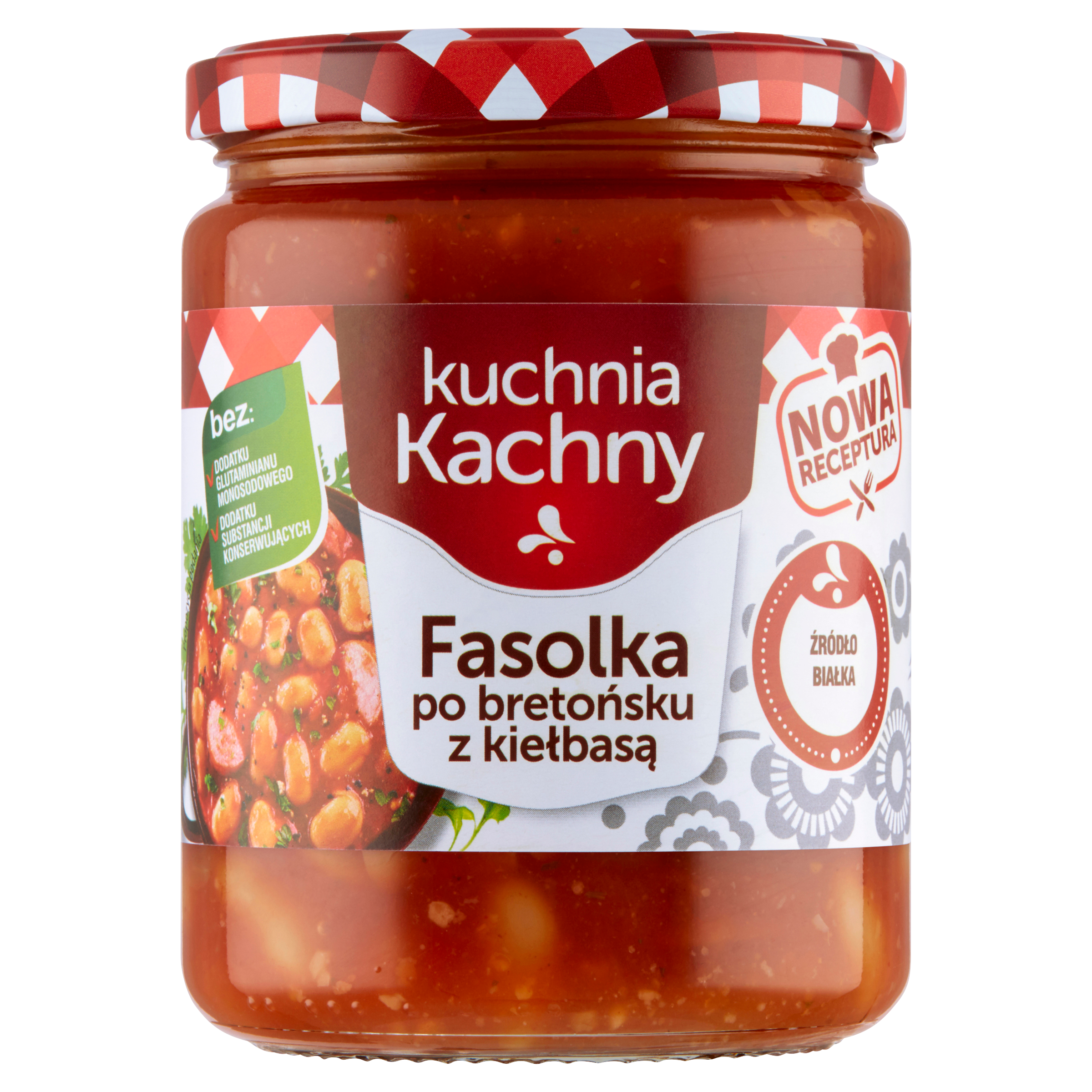 KUCHNIA KACHNY Fasolka po bretońsku z kiełbasą