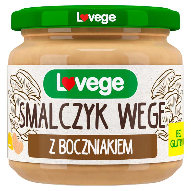 LOVEGE Smalczyk wegański z boczniakiem bezglutenowy frisco.pl