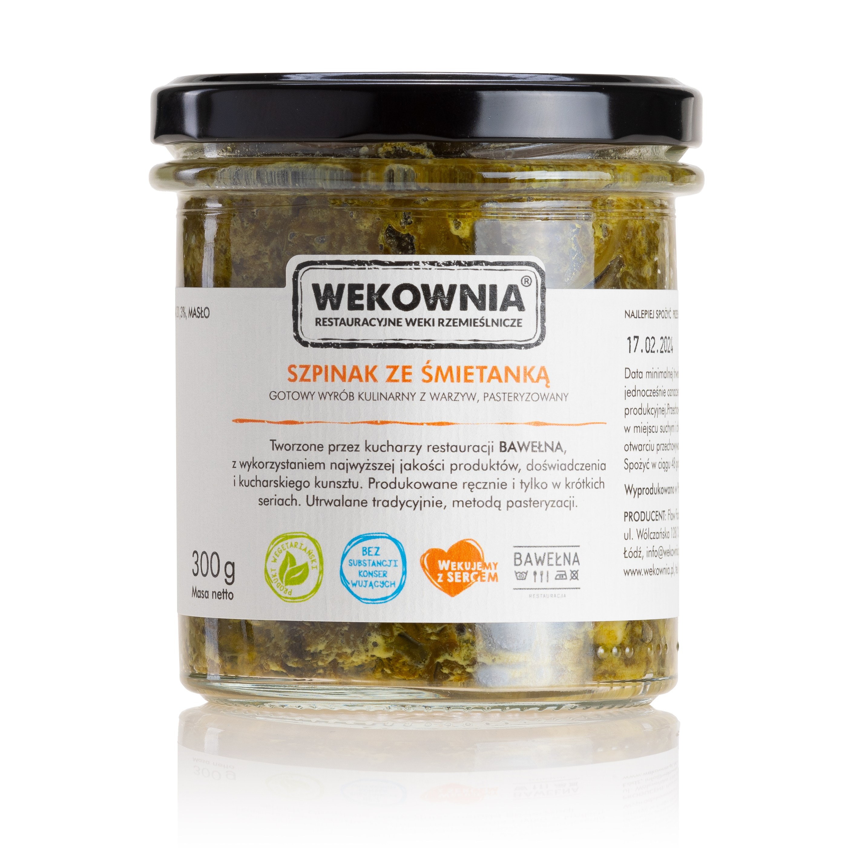 WEKOWNIA Szpinak ze śmietanką