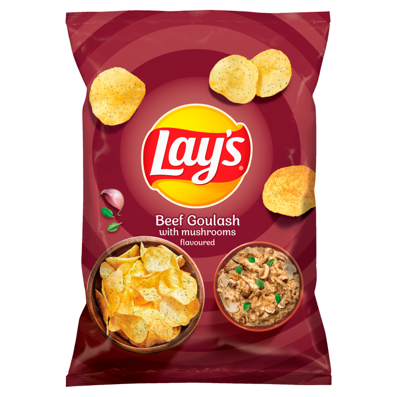 LAY'S Chipsy ziemniaczane o smaku gulaszu wołowego z grzybami frisco.pl