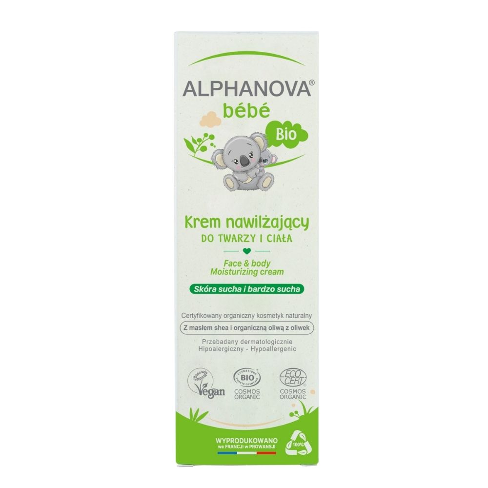 Alphanova Bebe Krem na bazie oliwy do twarzy i ciała 75 ml