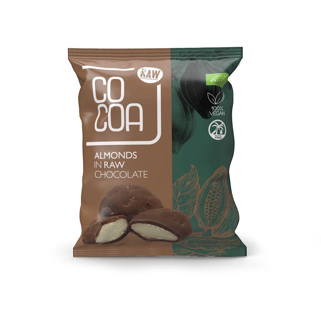 COCOA Migdały w surowej czekoladzie BIO