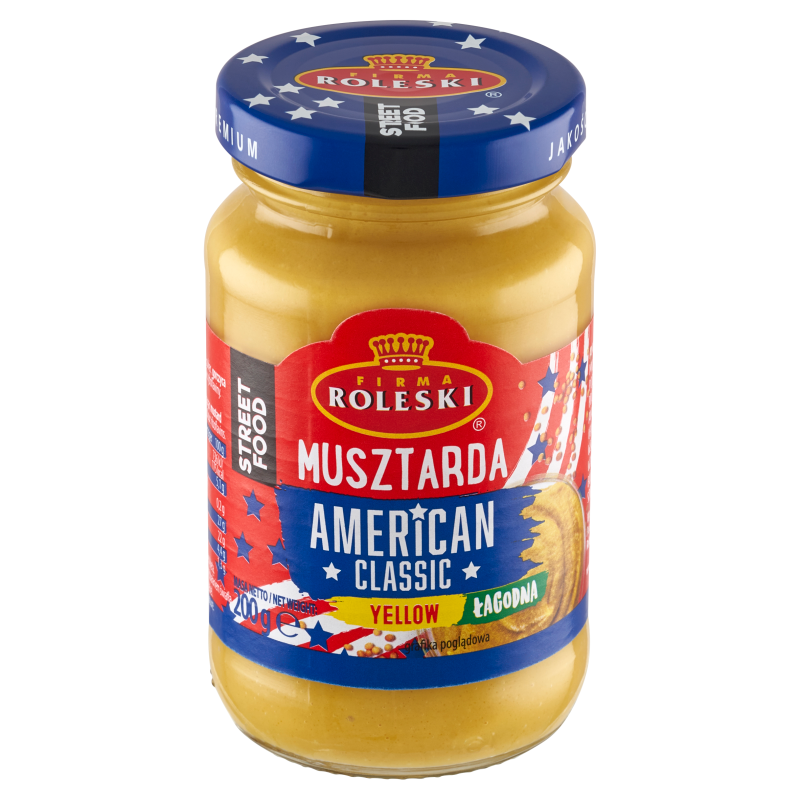 ROLESKI Musztarda American Classic Yellow (łagodna) frisco.pl