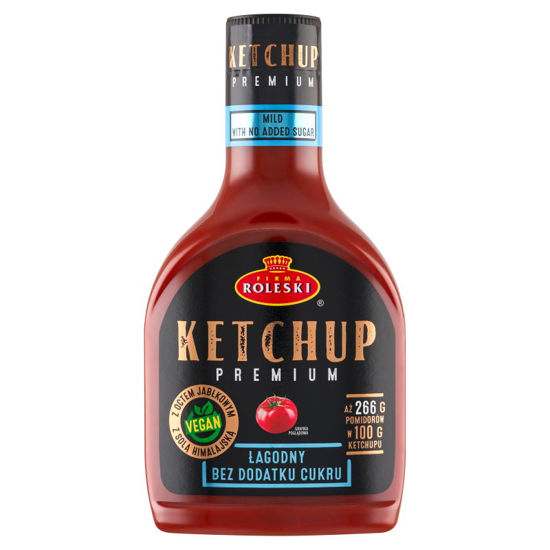 ROLESKI Ketchup łagodny (bez dodatku cukru) frisco.pl