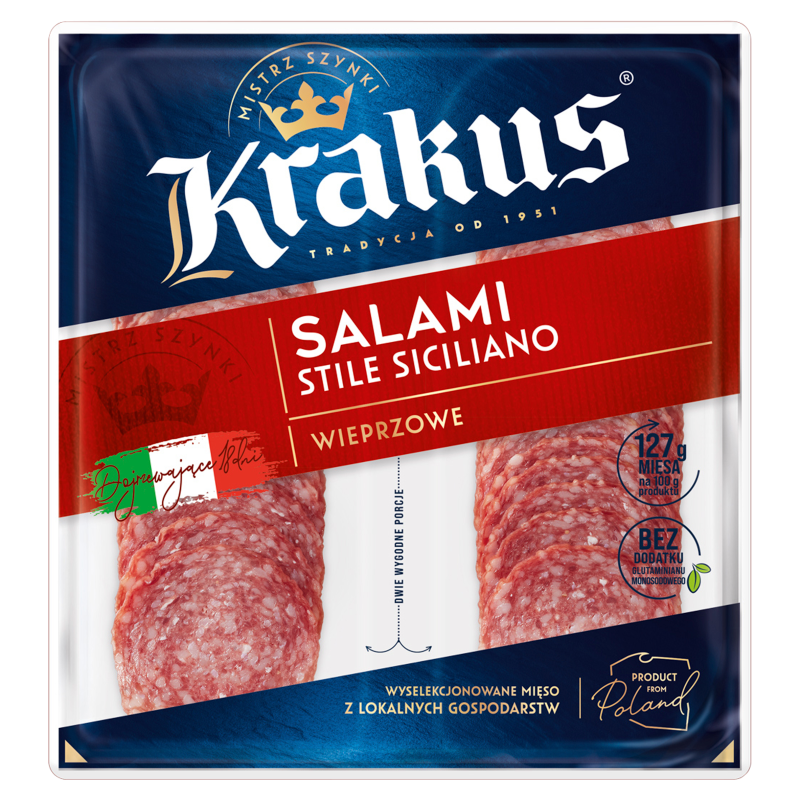 KRAKUS. SALAMI SICILIANO (2x40g) frisco.pl