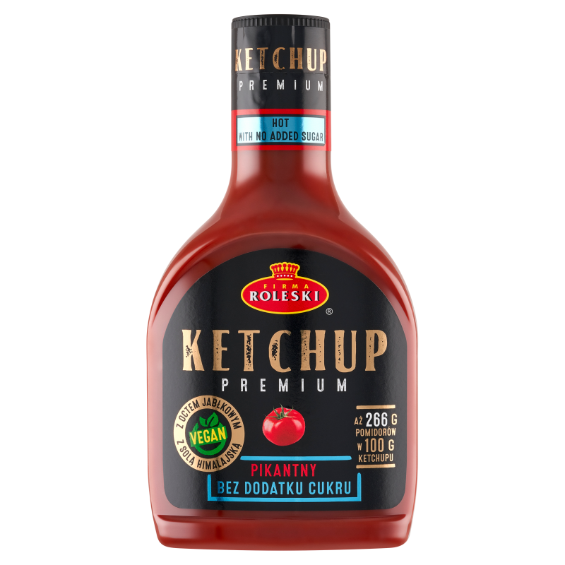 ROLESKI Ketchup pikantny (bez dodatku cukru)