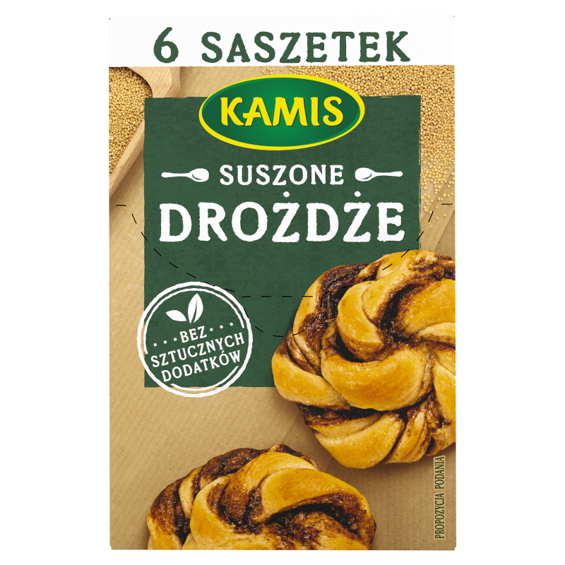KAMIS Drożdże suszone (6 sasz. x 8g) frisco.pl