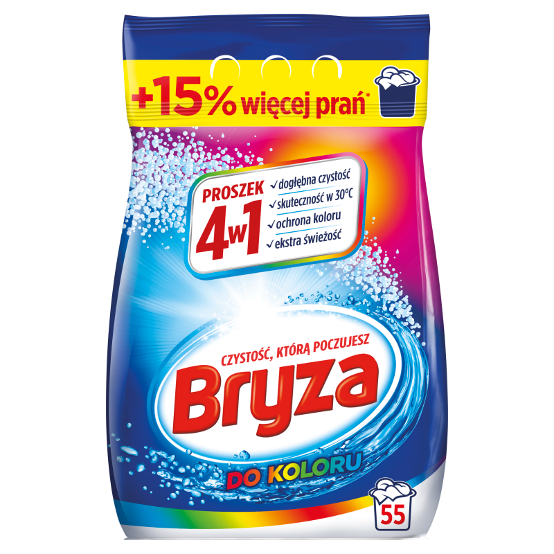 BRYZA 4w1 Proszek do prania kolorowych tkanin 3.575 kg frisco.pl