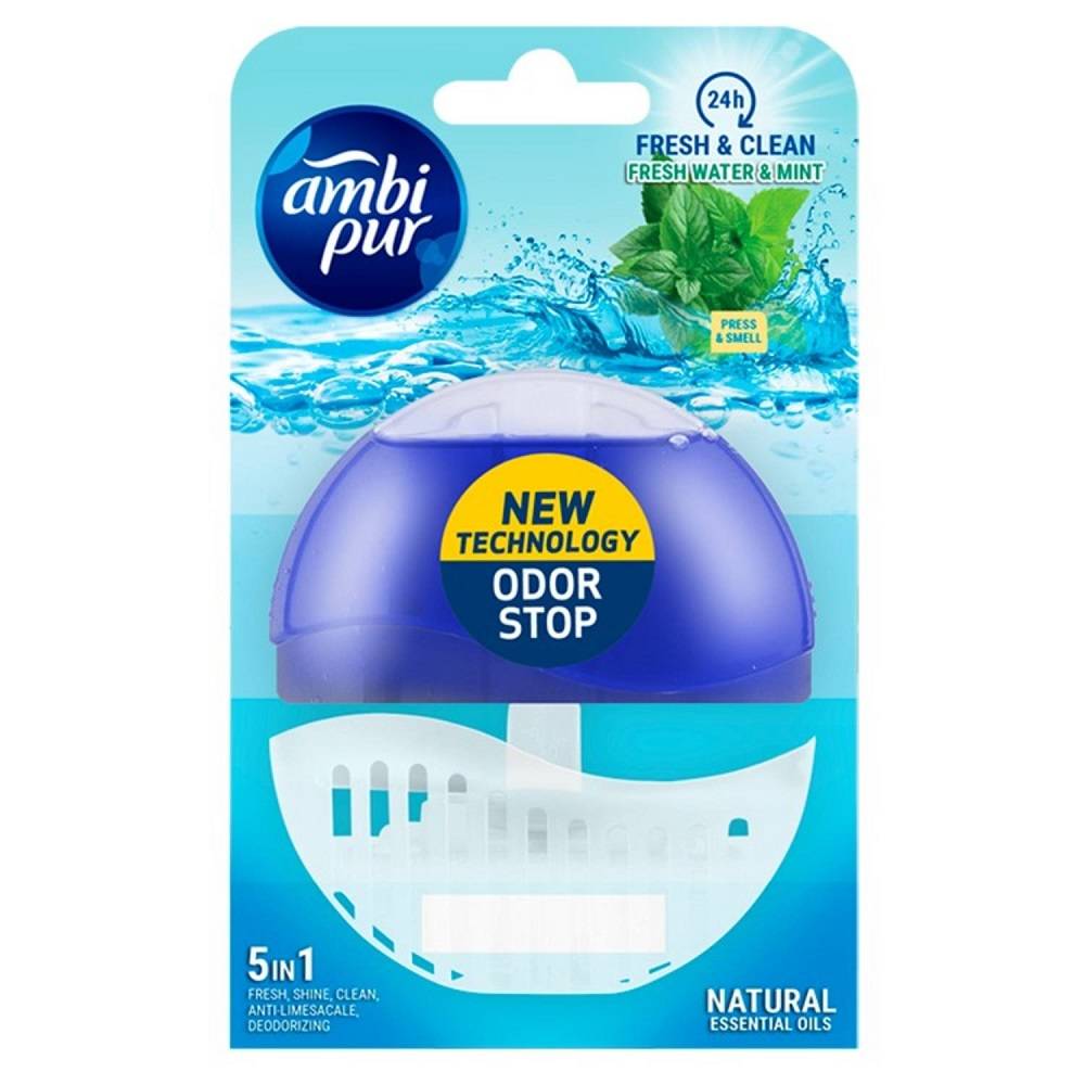 AMBI PUR Zawieszka do WC Fresh Water & Mint 55 ml