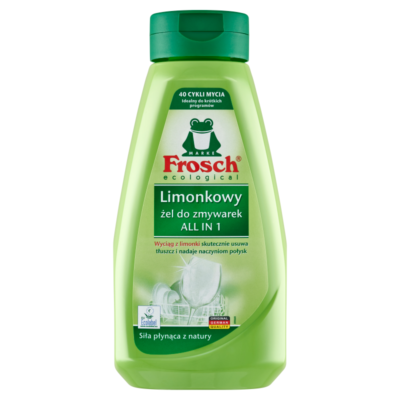 FROSCH Limonkowy żel do mycia naczyń w zmywarkach 650 ml