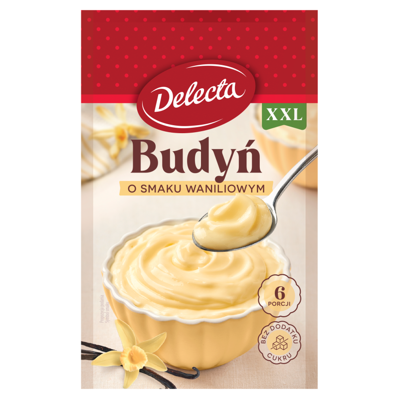 DELECTA Budyń o smaku waniliowym (bez cukru) frisco.pl