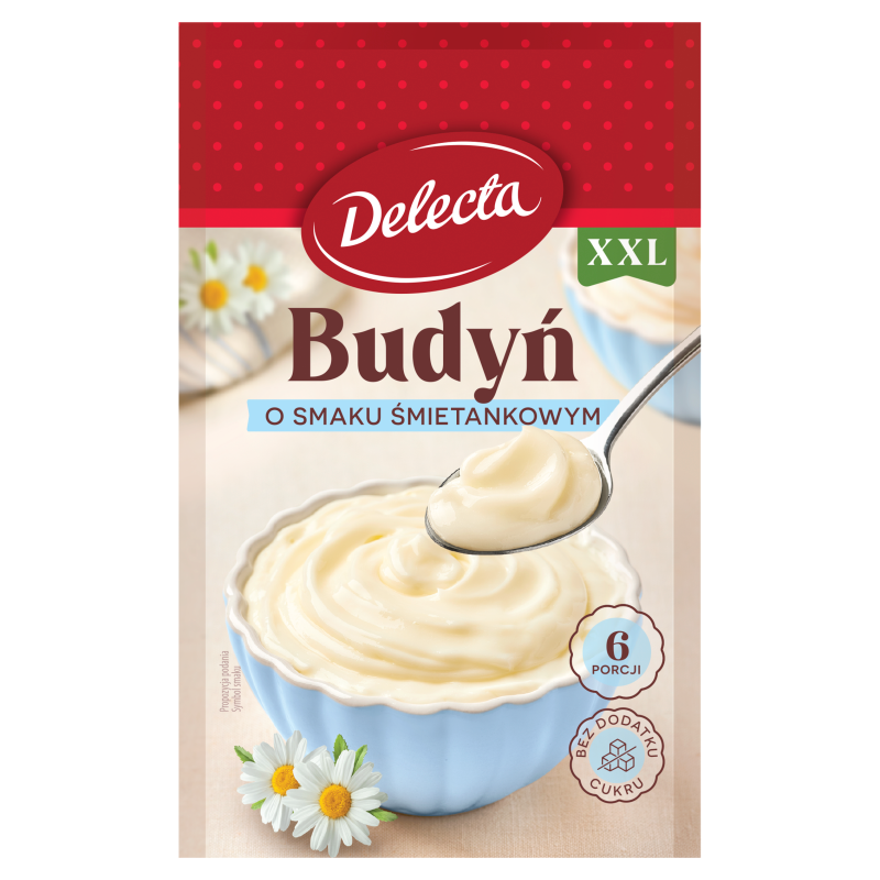 DELECTA Budyń o smaku śmietankowym (bez cukru) frisco.pl