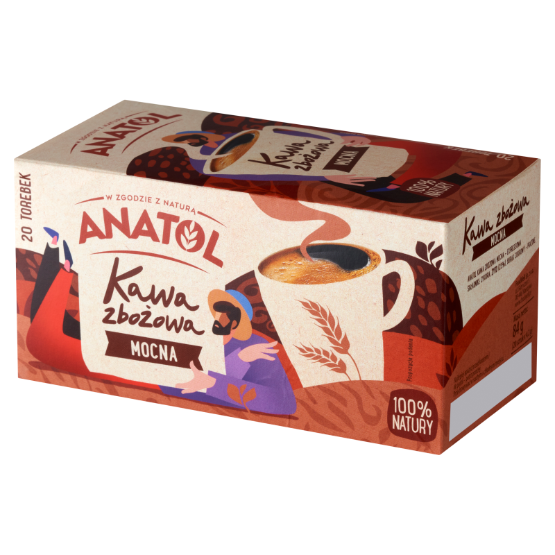 ANATOL Kawa zbożowa mocna 20 torebek ex. frisco.pl