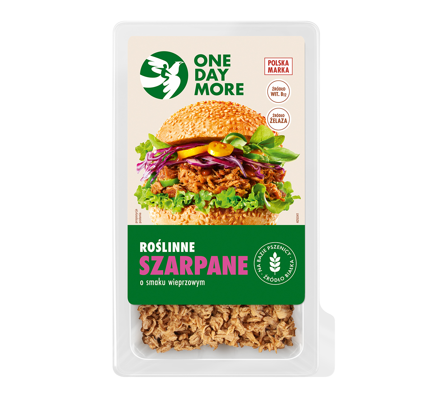 ONEDAYMORE Roślinne szarpane o smaku wieprzowym