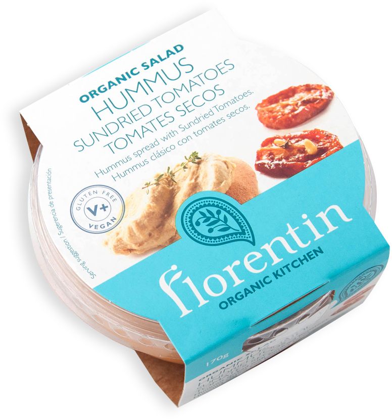 FLORENTIN Hummus z suszonymi pomidorami bezglutenowy BIO