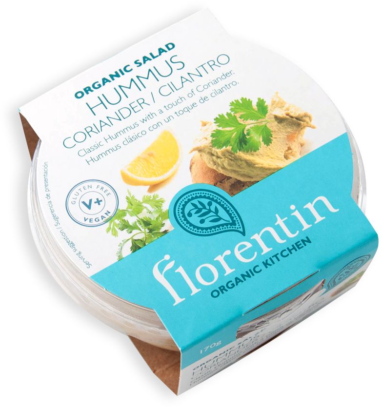 FLORENTIN Hummus z kolendrą bezglutenowy BIO