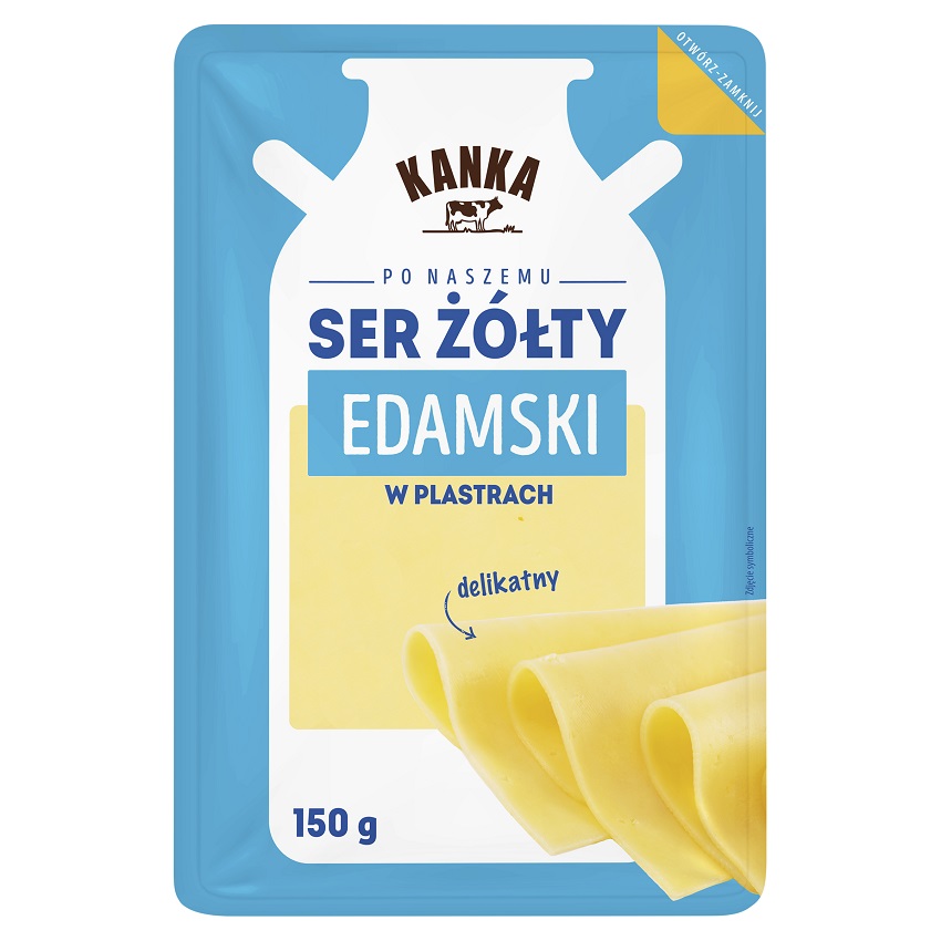 KANKA Ser żółty Edamski ( plastry)