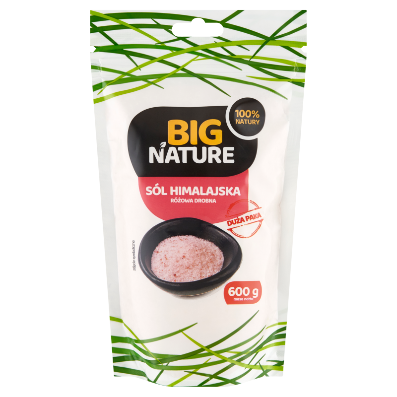 BIG NATURE Sól himalajska różowa drobna XXL