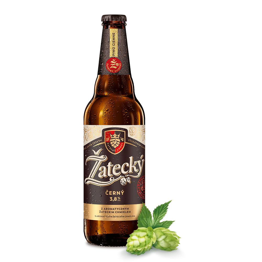 ZATECKY Cerny Piwo (cena zawiera 1 zł kaucji za butelkę)