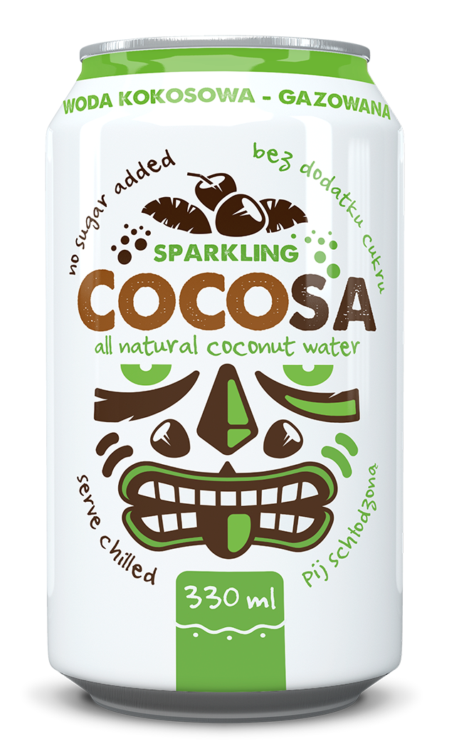COCOSA Gazowana woda kokosowa