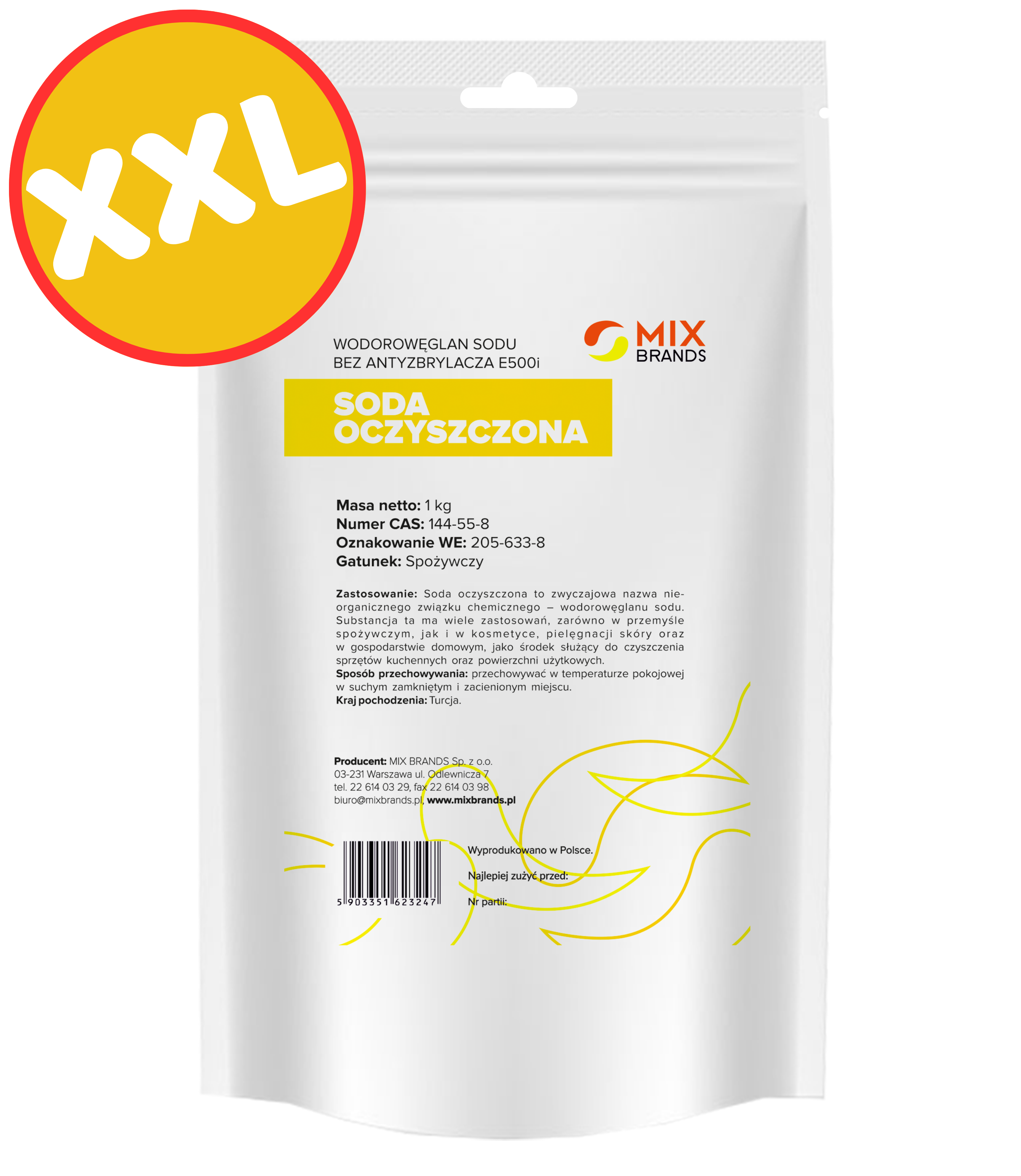 MIX BRANDS Soda oczyszczona