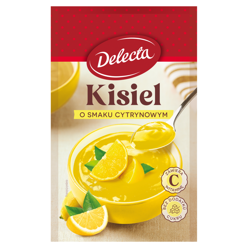 DELECTA Kisiel o smaku cytrynowym (bez dodatku cukru)