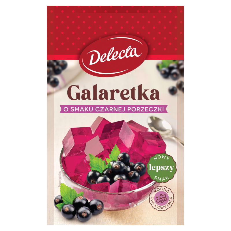 DELECTA Galaretka o smaku czarnej porzeczki frisco.pl