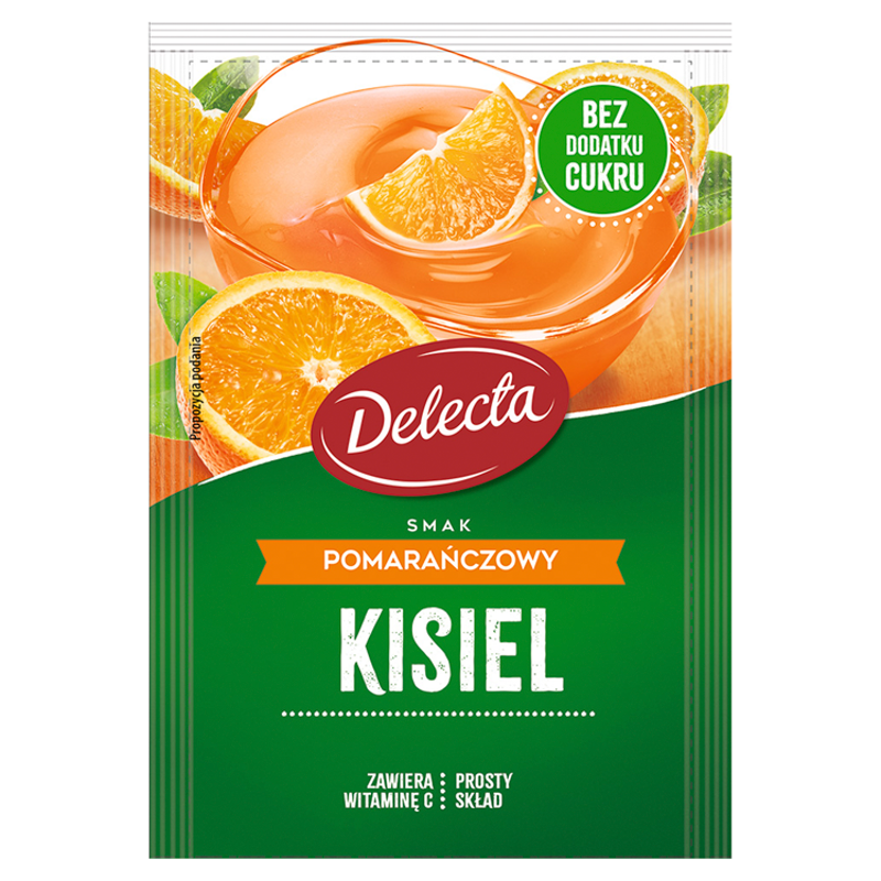 DELECTA Kisiel o smaku pomarańczowym (bez dodatku cukru)