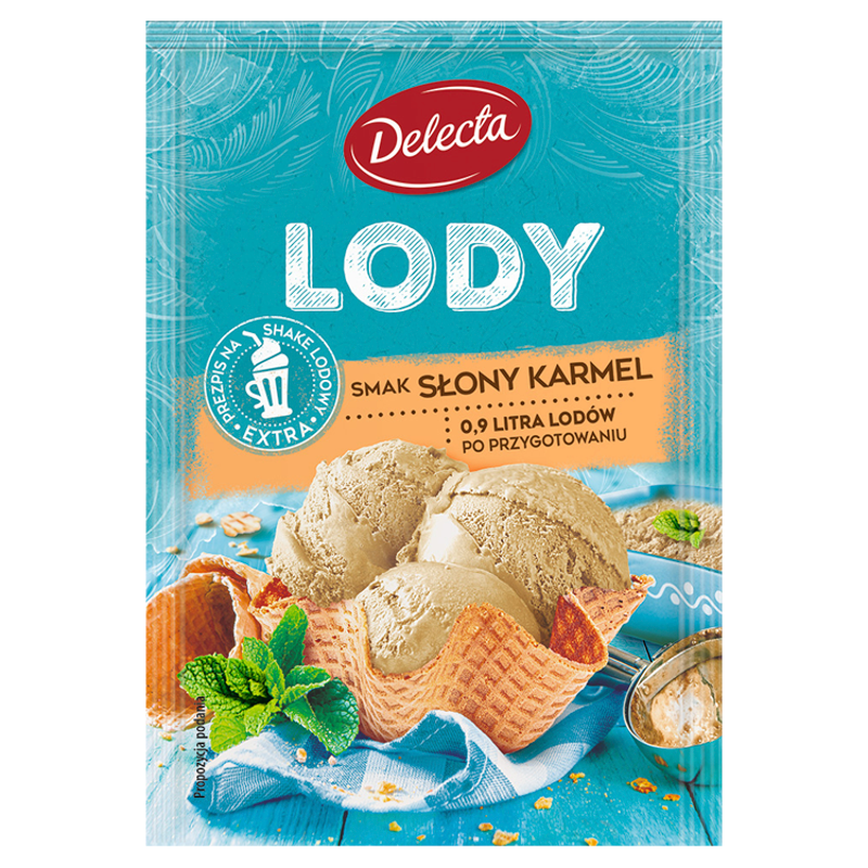 DELECTA Lody o smaku słonego karmelu (w proszku) frisco.pl