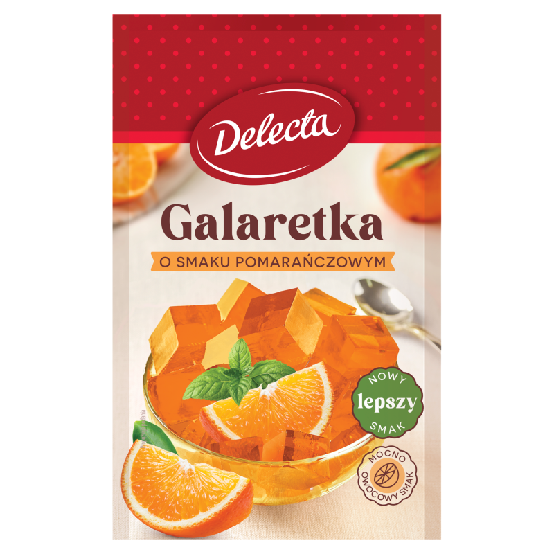 DELECTA Galaretka o smaku pomarańczowym frisco.pl