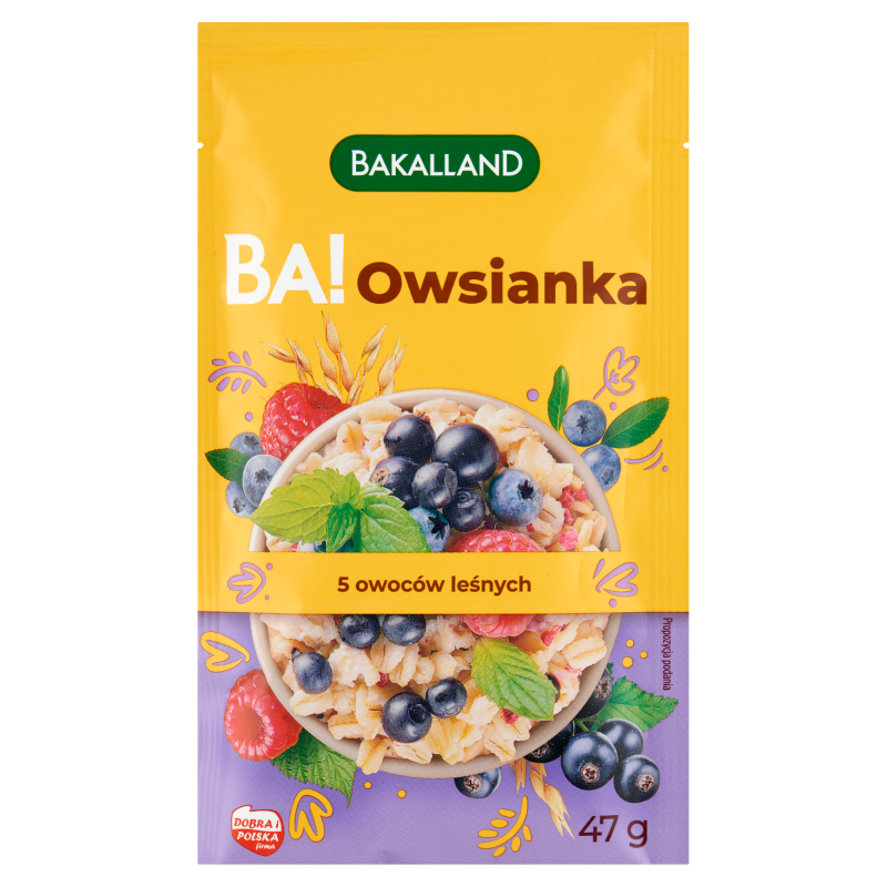 BAKALLAND BA! Owsianka z 5 owocami leśnymi frisco.pl
