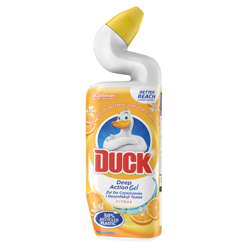 DUCK Deep Action Gel Żel do czyszczenia i dezynfekcji toalet - Citrus frisco.pl